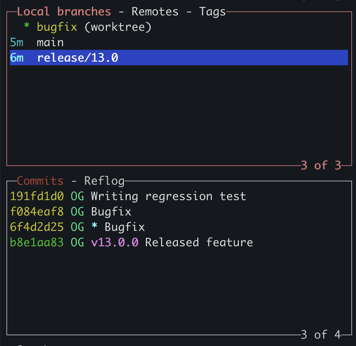 Two commits rebased onto release brnach